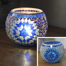 Load image into Gallery viewer, Mosaic glass candle holder-Home & Personal-Homeoption Store
