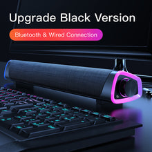 Load image into Gallery viewer, 4D Computer Speaker Bar Stereo Sound subwoofer Bluetooth Speaker For Macbook Laptop Notebook PC Music Player Wired Loudspeaker-Phones & Accessories-Homeoption Store