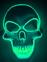 Load image into Gallery viewer, Halloween Skeleton Mask LED Glow Scary Mask-Home & Personal-Homeoption Store