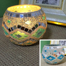 Load image into Gallery viewer, Mosaic glass candle holder-Home & Personal-Homeoption Store