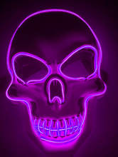 Load image into Gallery viewer, Halloween Skeleton Mask LED Glow Scary Mask-Home & Personal-Homeoption Store
