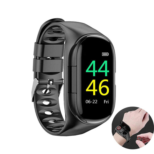 2-in-1 Smart Watch Wireless Bluetooth 5.0 with Bracelet Tracker-Phones & Accessories-Homeoption Store