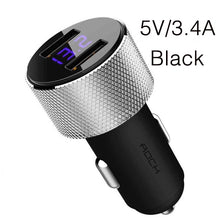Load image into Gallery viewer, ROCK Mini Dual USB Car Charger LED Display-Phones & Accessories-Homeoption Store