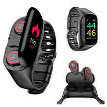 Load image into Gallery viewer, 2-in-1 Smart Watch Wireless Bluetooth 5.0 with Bracelet Tracker-Phones & Accessories-Homeoption Store