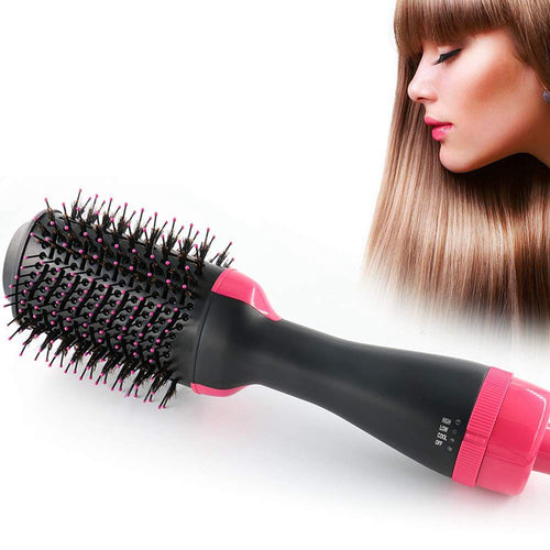 Styling Brush Hair Straightener Curler-Health & Beauty-Homeoption Store