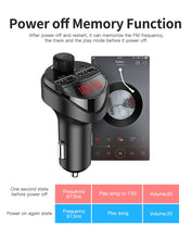 Load image into Gallery viewer, Dual USB Car Phone Bluetooth Charger-Phones & Accessories-Homeoption Store