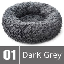 Load image into Gallery viewer, Round Plush Pet Bed House-Home & Personal-Homeoption Store