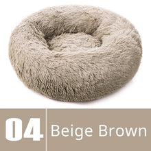Load image into Gallery viewer, Round Plush Pet Bed House-Home & Personal-Homeoption Store