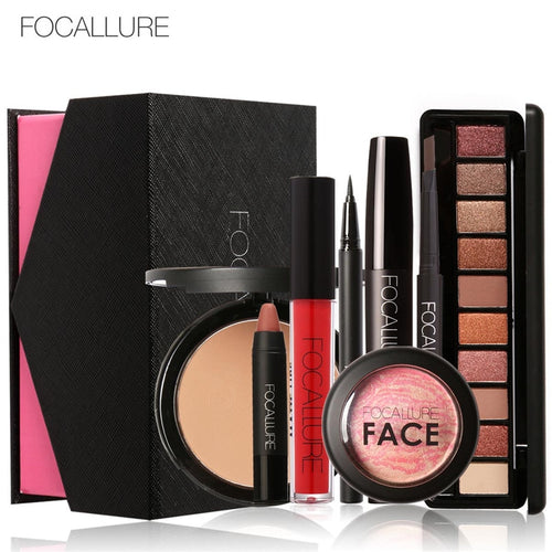 FOCALLURE 8Pcs Daily Use Cosmetics Makeup Sets-Health & Beauty-Homeoption Store