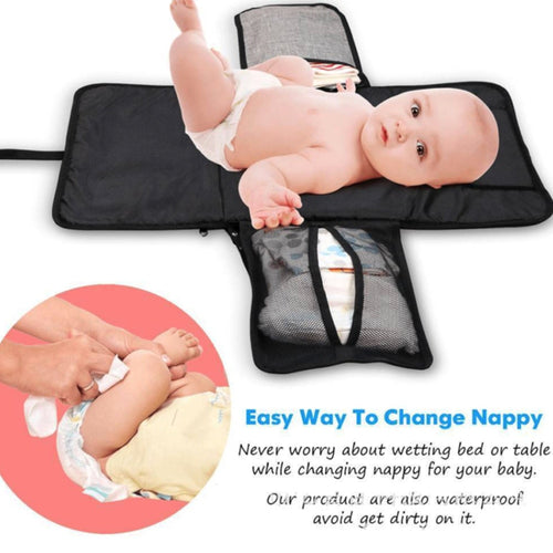 3 in 1 Portable Baby Diaper Cover Mat-Home & Personal-Homeoption Store