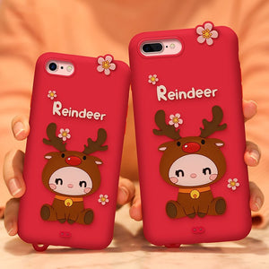 Cute elk phone case-Phones & Accessories-Homeoption Store