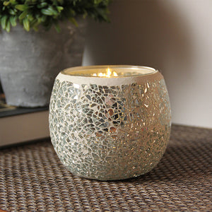 Mosaic glass candle holder-Home & Personal-Homeoption Store