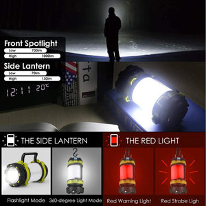 Outdoor Camping Flashlight with Power Bank-Home & Garden-Homeoption Store