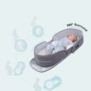 Portable Removable Folding Crib Baby Bed Mammy Bag-Home & Personal-Homeoption Store