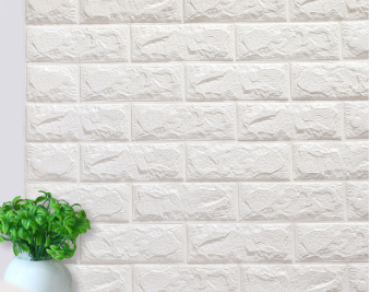Self-adhesive wallpaper waterproof anti-collision background wall brick wallpaper 3d solid wall stickers soft bag-Home & Personal-Homeoption Store