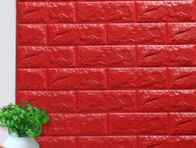 Load image into Gallery viewer, Self-adhesive wallpaper waterproof anti-collision background wall brick wallpaper 3d solid wall stickers soft bag-Home &amp; Personal-Homeoption Store