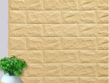 Load image into Gallery viewer, Self-adhesive wallpaper waterproof anti-collision background wall brick wallpaper 3d solid wall stickers soft bag-Home &amp; Personal-Homeoption Store