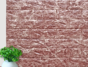 Self-adhesive wallpaper waterproof anti-collision background wall brick wallpaper 3d solid wall stickers soft bag-Home & Personal-Homeoption Store
