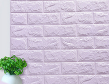 Load image into Gallery viewer, Self-adhesive wallpaper waterproof anti-collision background wall brick wallpaper 3d solid wall stickers soft bag-Home &amp; Personal-Homeoption Store