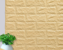 Load image into Gallery viewer, Self-adhesive wallpaper waterproof anti-collision background wall brick wallpaper 3d solid wall stickers soft bag-Home &amp; Personal-Homeoption Store