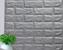 Load image into Gallery viewer, Self-adhesive wallpaper waterproof anti-collision background wall brick wallpaper 3d solid wall stickers soft bag-Home &amp; Personal-Homeoption Store