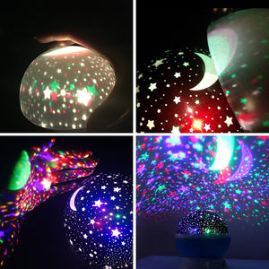 Rotating Projector Lamp for Kids Bedroom-Home & Personal-Homeoption Store