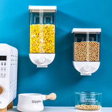 Load image into Gallery viewer, Kitchen Food Storage Easy Press Container Cereal Dispenser Wall Mounted Food Storage Box-Home &amp; Personal-Homeoption Store