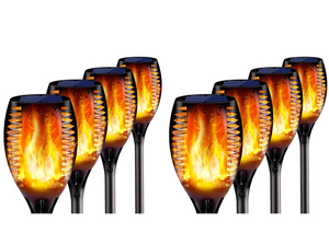 Solar Flame Flickering Garden Led Light Ip65 Outdoor Solar Tiki Torch Light Spotlights Landscape Decoration Led Lamp-Home & Garden-Homeoption Store