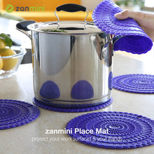 Load image into Gallery viewer, zanmini Silicone Hot Pad Food Safe Place Mat Set of 4-Kitchen Tools &amp; Gadgets-Homeoption Store