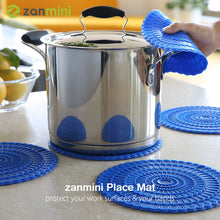 Load image into Gallery viewer, zanmini Silicone Hot Pad Food Safe Place Mat Set of 4-Kitchen Tools &amp; Gadgets-Homeoption Store
