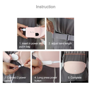 Rechargeable Menstrual Pain Relieving Massage Belt-Home & Personal-Homeoption Store