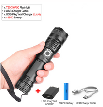 Load image into Gallery viewer, USB charging zoom P50 flashlight-Phones &amp; Accessories-Homeoption Store