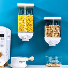 Load image into Gallery viewer, Kitchen Food Storage Easy Press Container Cereal Dispenser Wall Mounted Food Storage Box-Home &amp; Personal-Homeoption Store