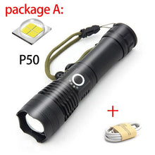 Load image into Gallery viewer, USB charging zoom P50 flashlight-Phones &amp; Accessories-Homeoption Store