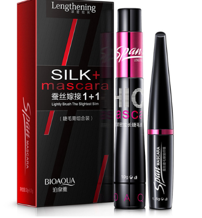 Silk Grafted Fiber Mascara Set Double Tube Waterproof-Health & Beauty-Homeoption Store