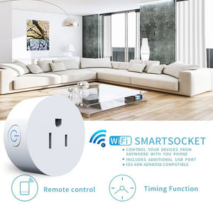 Voice control wifi smart switch socket-Home & Personal-Homeoption Store