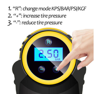 Digital LED smart car air compressor-Home & Personal-Homeoption Store