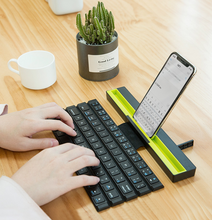 Load image into Gallery viewer, Wireless Bluetooth Rolling Keyboard Outdoor Office Chocolate Portable Folding Phone Tablet-Home &amp; Personal-Homeoption Store