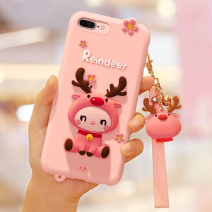 Cute elk phone case-Phones & Accessories-Homeoption Store