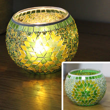 Load image into Gallery viewer, Mosaic glass candle holder-Home &amp; Personal-Homeoption Store