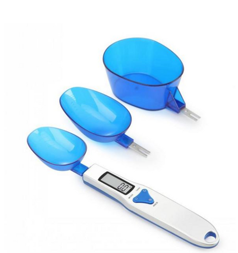 Digital Spoon Scale 500g/0.1g Electronic Measuring Kitchen Spoon with 3 Detachable Weighing Spoons-Home & Personal-Homeoption Store