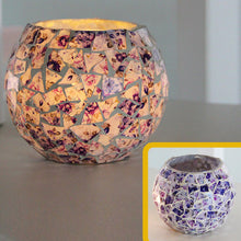 Load image into Gallery viewer, Mosaic glass candle holder-Home &amp; Personal-Homeoption Store