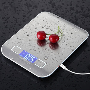 Stainless Steel Digital USB Kitchen Scales-Home & Personal-Homeoption Store