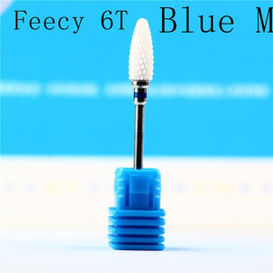 Milling Cutter For Manicure Ceramic Mill Manicure Machine Set Cutter For Pedicure Electric Nail Files Nail Drill Bit Feecy-Homeoption Store