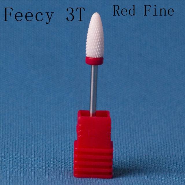 Milling Cutter For Manicure Ceramic Mill Manicure Machine Set Cutter For Pedicure Electric Nail Files Nail Drill Bit Feecy-Homeoption Store