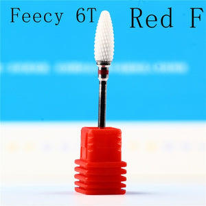 Milling Cutter For Manicure Ceramic Mill Manicure Machine Set Cutter For Pedicure Electric Nail Files Nail Drill Bit Feecy-Homeoption Store