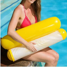 Load image into Gallery viewer, Insta Water Lounger Foldable backrest floating drainage on inflatable hammock water lounge chair water floating chair-Homeoption Store