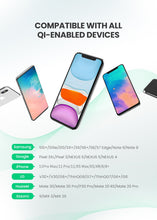 Load image into Gallery viewer, Ugreen Qi Wireless Charger Stand for iPhone 11 Pro X XS 8 XR Samsung S9 S10 S8 S10E Fast Wireless Charging Station Phone Charger-Homeoption Store
