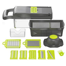 Load image into Gallery viewer, Mandoline Vegetable Fruit Slicer Grater Cutter Peeler Multifunctional Potato Peeler Carrot Grater Drain Basket Kitchen Tool-Homeoption Store
