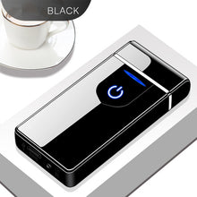 Load image into Gallery viewer, New Double Plasma Arc Lighter Windproof Electronic USB Recharge Cigarette Smoking Electric Lighter-Homeoption Store